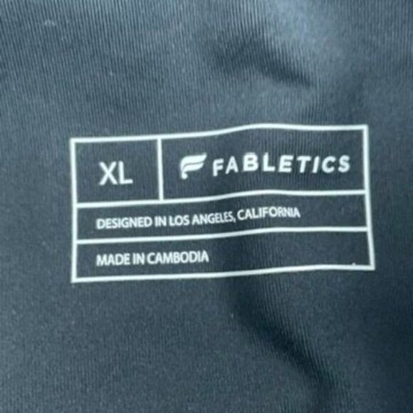 Fabletics Oasis Pureluxe High-Waist Leggings W/ Pocket XL Black a1598 - Picture 4 of 7